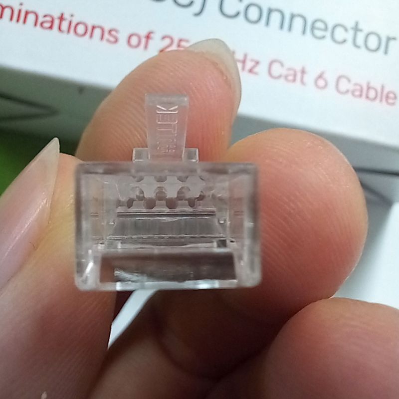 Hạt mạng, đầu bấm mạng RJ45 CAT6 UTP Unitek Y-OT19TP ( hộp 100 hạt ) - Phụ Kiện Điện Tử Việt Nam