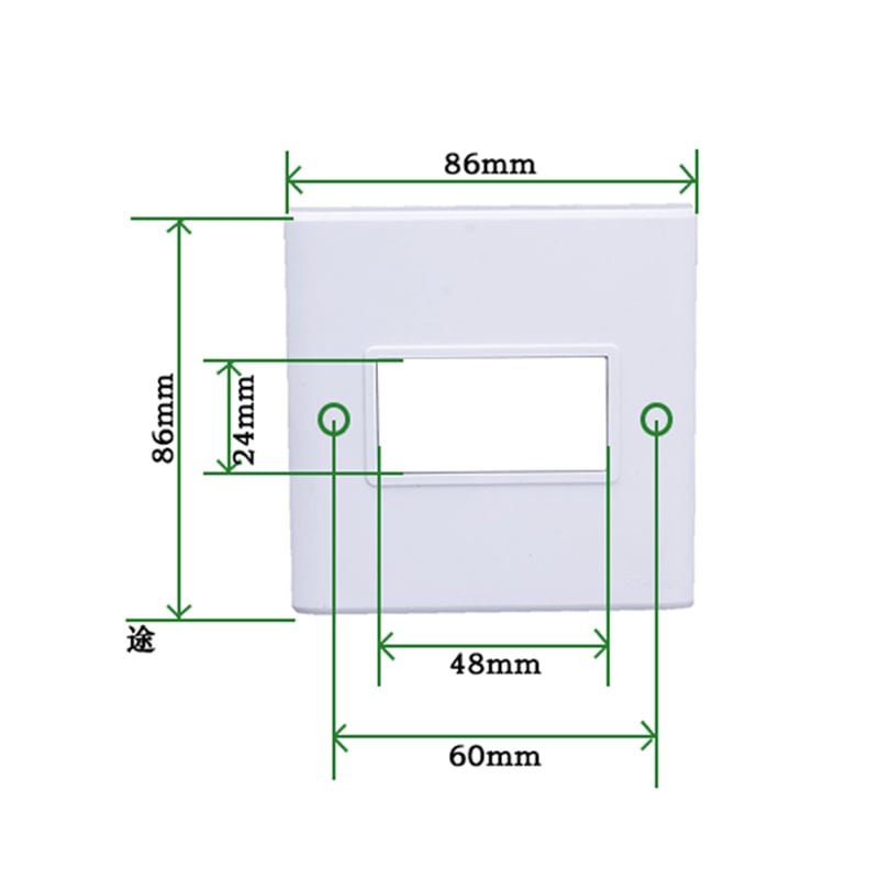 Mặt nạ âm tường HDMI-VGA-AV - Phụ Kiện Điện Tử Việt Nam mat na hdmi am tuong hd-link