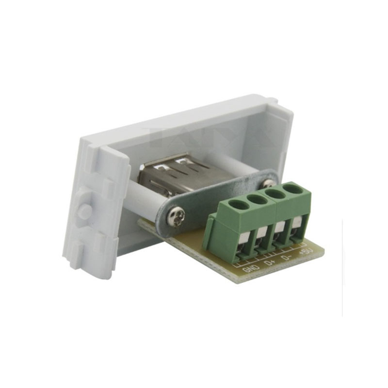 Đế bắt vít USB 2.0 âm tường - Phụ Kiện Điện Tử Việt Nam wall plate usb 2.0 hd-link