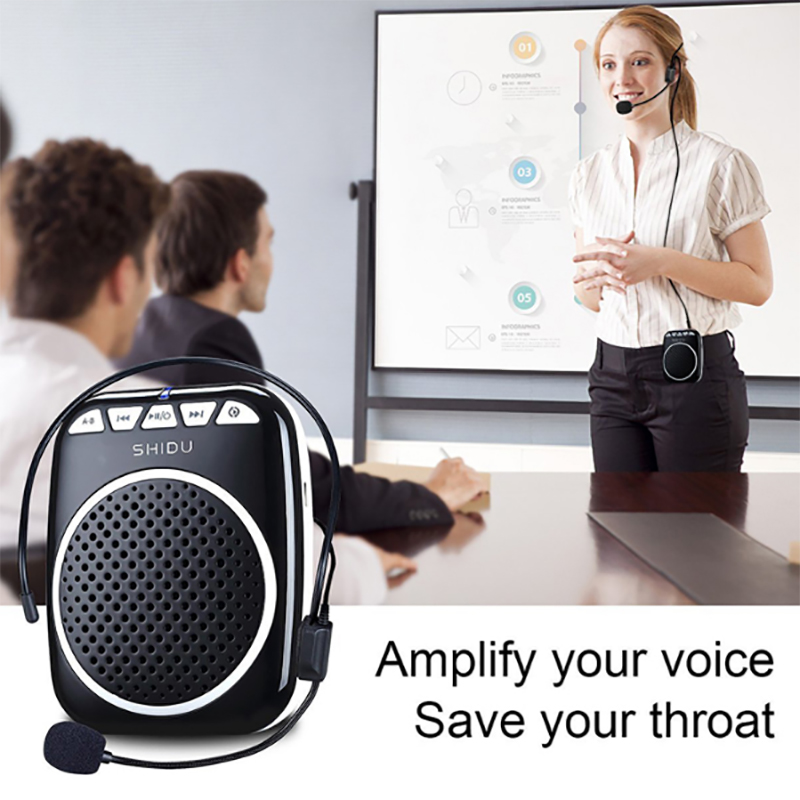 Máy trợ giảng có dây 5W Shidu SD-S308 - Thiết kế nhỏ gọn (nhiều màu) - Phụ Kiện Điện Tử Việt Nam may tro giang co day shidu sd-s308