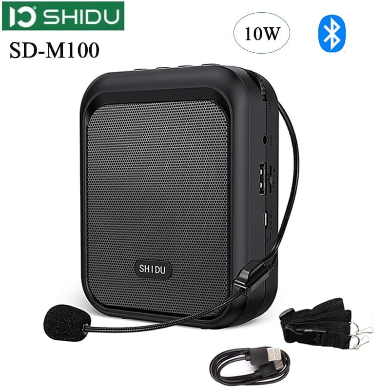 Máy trợ giảng có dây shidu SD-M100 công suất 10W có bluetooth - Phụ Kiện Điện Tử Việt Nam Máy trợ giảng có dây shidu SD-M100 công suất 10W có bluetooth