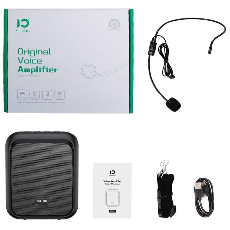 Máy trợ giảng có dây shidu SD-M100 công suất 10W có bluetooth - Phụ Kiện Điện Tử Việt Nam Máy trợ giảng có dây shidu SD-M100 công suất 10W có bluetooth