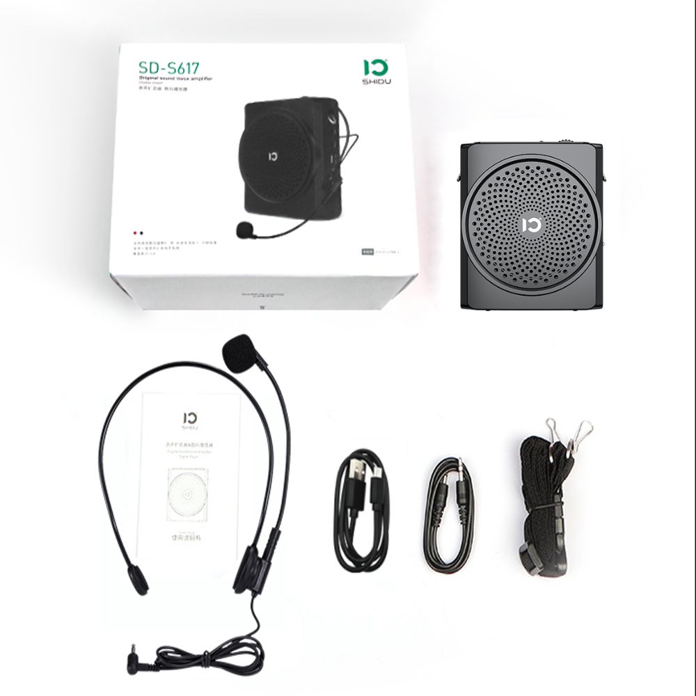 Máy trợ giảng có dây cổng suất 16W Pin 10h Shidu SD-S617 - Phụ Kiện Điện Tử Việt Nam Máy trợ giảng có dây cổng suất 16W Pin 10h Shidu SD-S617 - Phụ Kiện Điện Tử Việt Nam