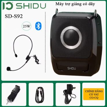 Máy trợ giảng có dây shidu SD-S92 công suất cao 25W - Phụ Kiện Điện Tử Việt Nam