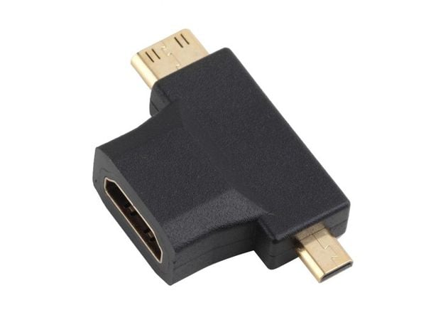 Đầu chuyển đổi Micro HDMI Mini HDMI sang HDMI Female - Phụ Kiện Điện Tử Việt Nam Đầu chuyển đổi Micro HDMI Mini HDMI sang HDMI Female - Phụ Kiện Điện Tử Việt Nam