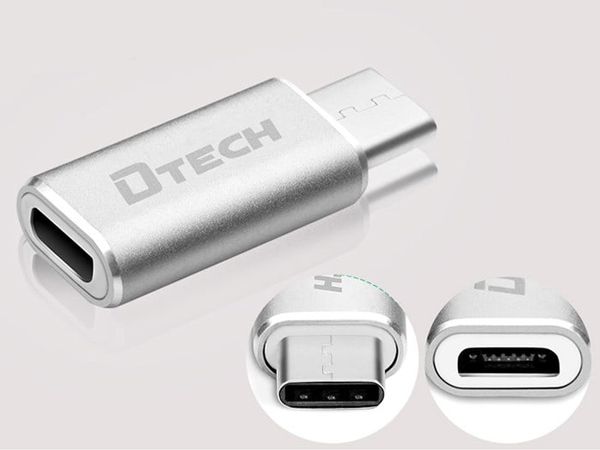 Đầu chuyển đổi Micro USB to Type C chính hãng DTECH T0001 - Phụ Kiện Điện Tử Việt Nam