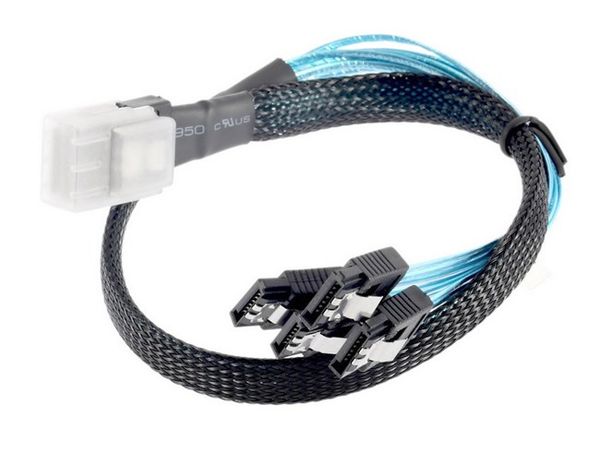 Cáp chia Mini SAS to 4 SATA 0.5M, cáp phụ kiện điện tử - Phụ Kiện Điện Tử Việt Nam