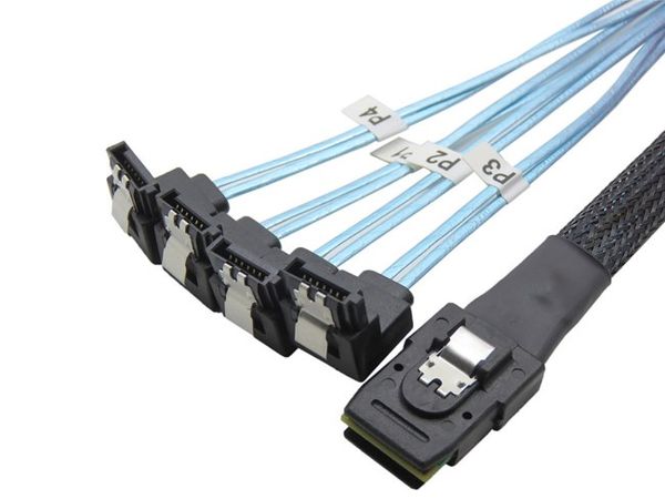 Cáp chia Mini SAS to 4 SATA 0.5M, cáp phụ kiện điện tử - Phụ Kiện Điện Tử Việt Nam