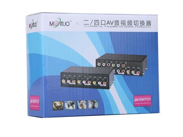 Bộ chuyển mạch tín hiệu AV Video & Audio 2 ra 1 cổng MT-VIKI MT-231AV - Phụ Kiện Điện Tử Việt Nam