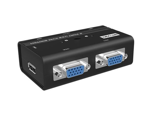 Auto KVM Switch VGA USB 2 port -chuyển mạch 2 CPU ra 1 màn hình VGA kèm cáp MT-VIKI MT-260KL - Phụ Kiện Điện Tử Việt Nam