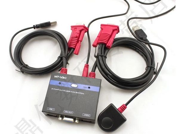 Auto KVM Switch VGA USB 2 port chuyển mạch 2 CPU ra 1 màn hình VGA kèm cáp MT-VIKI MT-281KL - Phụ Kiện Điện Tử Việt Nam Auto KVM Switch VGA USB 2 port chuyển mạch 2 CPU ra 1 màn hình VGA kèm cáp MT-VIKI MT-281KL - Phụ Kiện Điện Tử Việt Nam