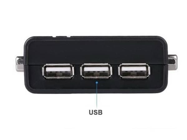 Auto KVM Switch VGA USB 2 port -chuyển mạch 2 CPU ra 1 màn hình VGA kèm cáp MT-VIKI MT-260KL - Phụ Kiện Điện Tử Việt Nam