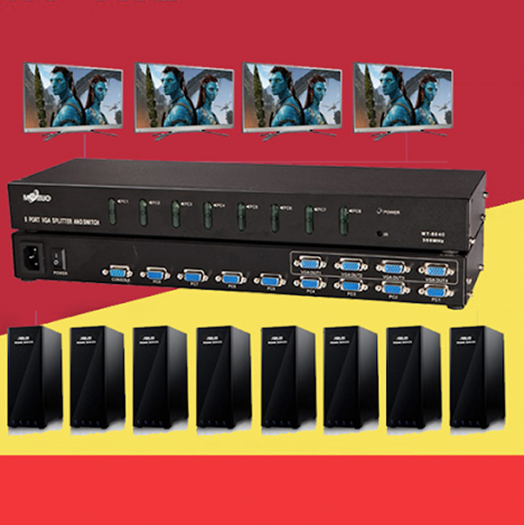 Bộ switch VGA 8 ra 4 - VGA switch 8x4 1080P MT-VIKI MT-804CH - Phụ Kiện Điện Tử Việt Nam bo switch vga 8x1 mt-viki mt-804ch