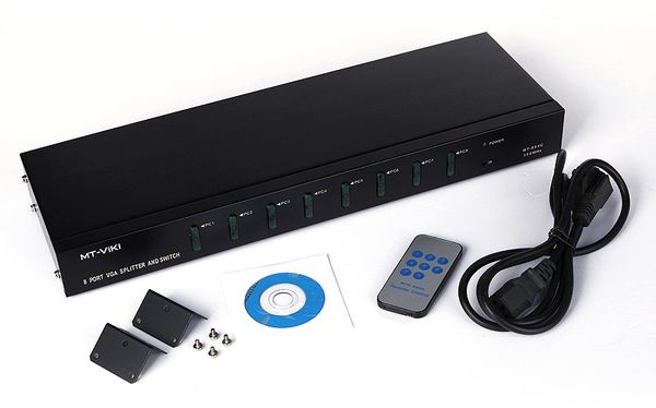 Bộ chia màn hình VGA 8 ra 4- 350Mhz (MT-804CH) có điều khiển - Phụ Kiện Điện Tử Việt Nam Bộ chia màn hình VGA 8 ra 4- 350Mhz (MT-804CH) có điều khiển - Phụ Kiện Điện Tử Việt Nam