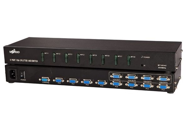 Bộ chia màn hình VGA 8 ra 4- 350Mhz (MT-804CH) có điều khiển - Phụ Kiện Điện Tử Việt Nam Bộ chia màn hình VGA 8 ra 4- 350Mhz (MT-804CH) có điều khiển - Phụ Kiện Điện Tử Việt Nam