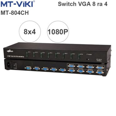 Bộ switch VGA 8 ra 4 - VGA switch 8x4 1080P MT-VIKI MT-804CH - Phụ Kiện Điện Tử Việt Nam
