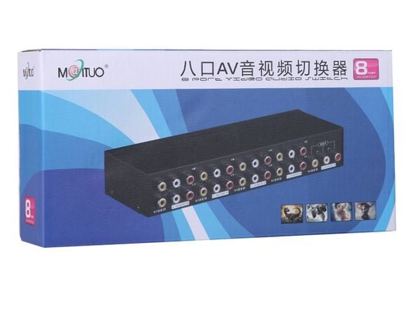 Bộ chuyển mạch tín hiệu AV Video & Audio 8 ra 1 cổng MT-VIKI MT-831AV - Phụ Kiện Điện Tử Việt Nam