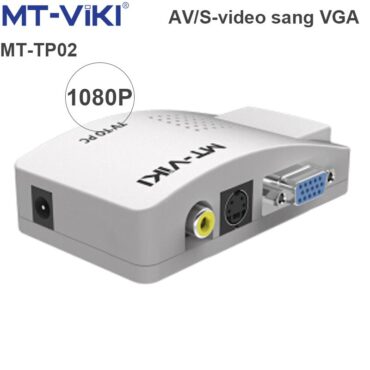 Bộ chuyển đổi AV S-video sang VGA 1080P MT-TP02 MT-VIKI - Phụ Kiện Điện Tử Việt Nam