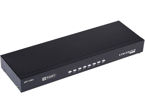 KVM switch 8 cổng - Bộ chuyển mạch 8 CPU ra 1 màn hình KVM PS2 MT-VIKI MT-8A - Phụ Kiện Điện Tử Việt Nam KVM switch 8 cổng - Bộ chuyển mạch 8 CPU ra 1 màn hình KVM PS2 MT-VIKI MT-8A - Phụ Kiện Điện Tử Việt Nam