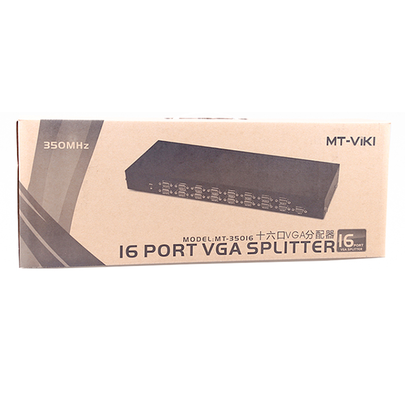 Bộ chia VGA 1 ra 16 350MHz MT-VIKI MT-30516 - Phụ Kiện Điện Tử Việt Nam bo chia vga 1 ra 16 mt-30516