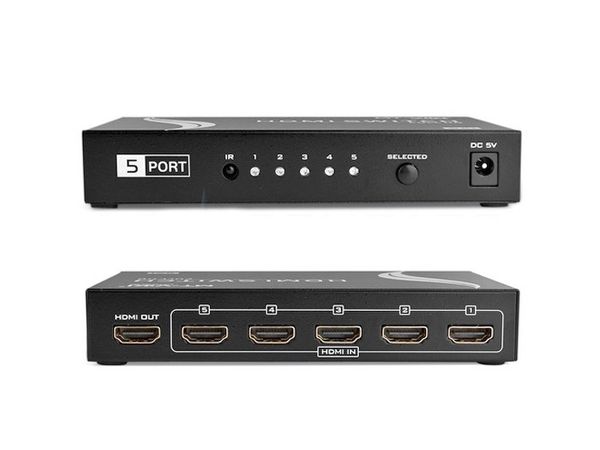 Bộ chuyển mạch HDMI 5x1 full HD1080P có điều khiển từ xa MT-VIKI MT-SW501 - Phụ Kiện Điện Tử Việt Nam Bộ chuyển mạch HDMI 5x1 full HD1080P có điều khiển từ xa MT-VIKI MT-SW501 - Phụ Kiện Điện Tử Việt Nam