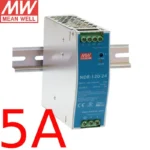 Nguồn DIN DC 24V công nghiệp Meanwell NDR Series 24V 3.2A l 5A l 10A l 20A - Meanwell NDR-120-24 24V-5A