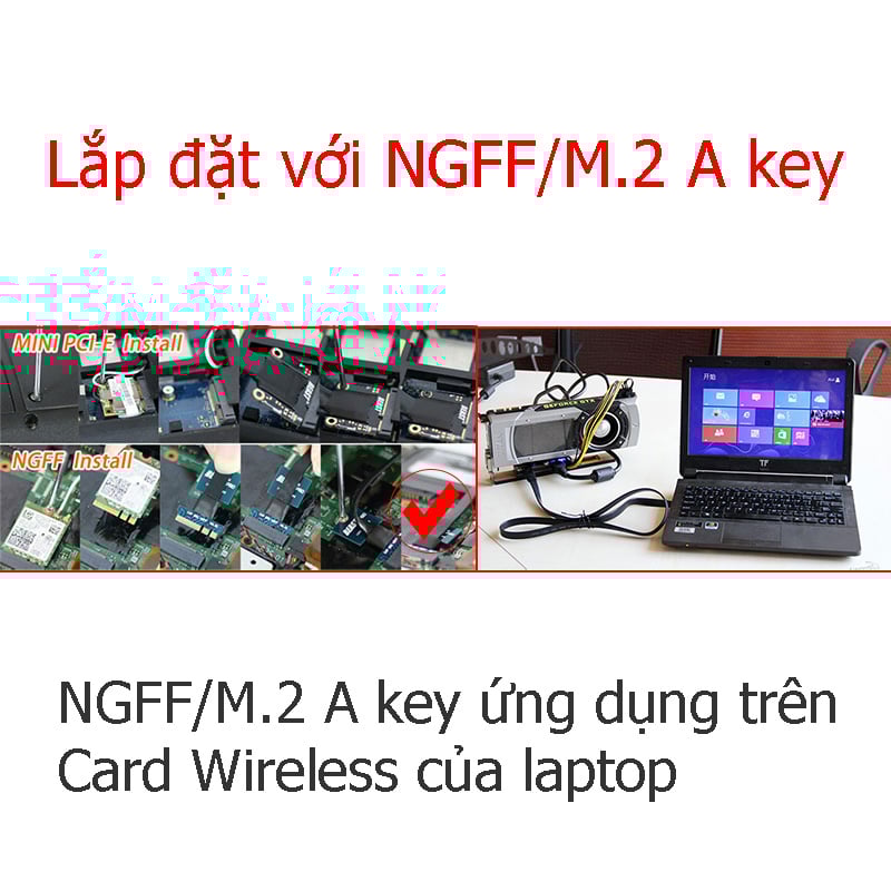 NGFF/M.2 Akey sang PCI-Express 16X EXP-GDC - Gắn Card PCI-E ngoài cho Laptop - Phụ Kiện Điện Tử Việt Nam NGFF/M.2 Akey sang PCI-Express 16X EXP-GDC - Gắn Card PCI-E ngoài cho Laptop - Phụ Kiện Điện Tử Việt Nam