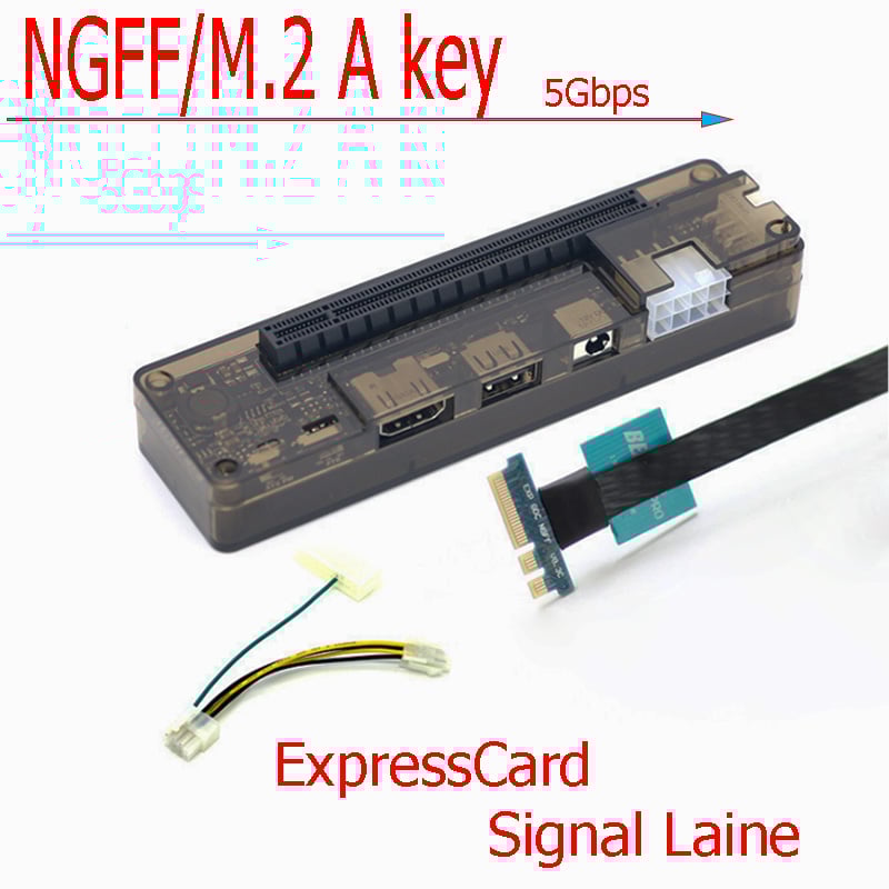 NGFF/M.2 Akey sang PCI-Express 16X EXP-GDC - Gắn Card PCI-E ngoài cho Laptop - Phụ Kiện Điện Tử Việt Nam ngff/m.2 akey to pci-express exp-gdc
