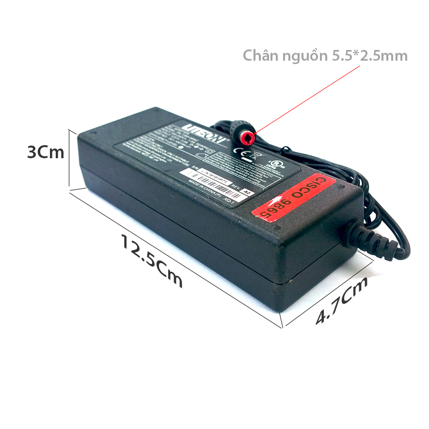 Nguồn LiteOn 12V3A 5.5x2.1mm - Phụ Kiện Điện Tử Việt Nam nguon 12v-3a liteon
