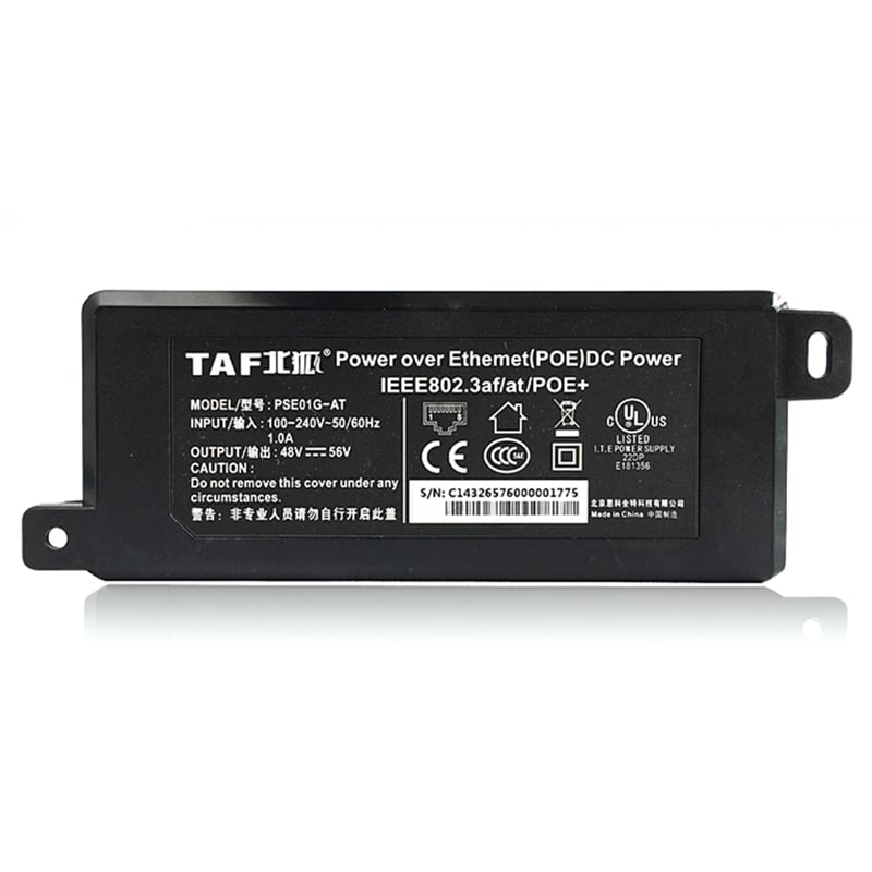 Nguồn PoE+ 48-56V/60W gigabit 802.3af/at Tafit PSE01G-AT - Phụ Kiện Điện Tử Việt Nam nguon poe 48-56v-60w tafit pse01g-at