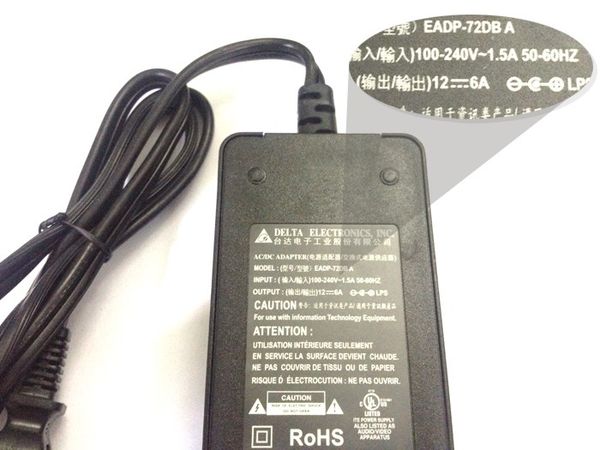 Nguồn 12V-6A Delta 5.5x2.1mm - Phụ Kiện Điện Tử Việt Nam Nguồn 12V-6A Delta 5.5x2.1mm - Phụ Kiện Điện Tử Việt Nam