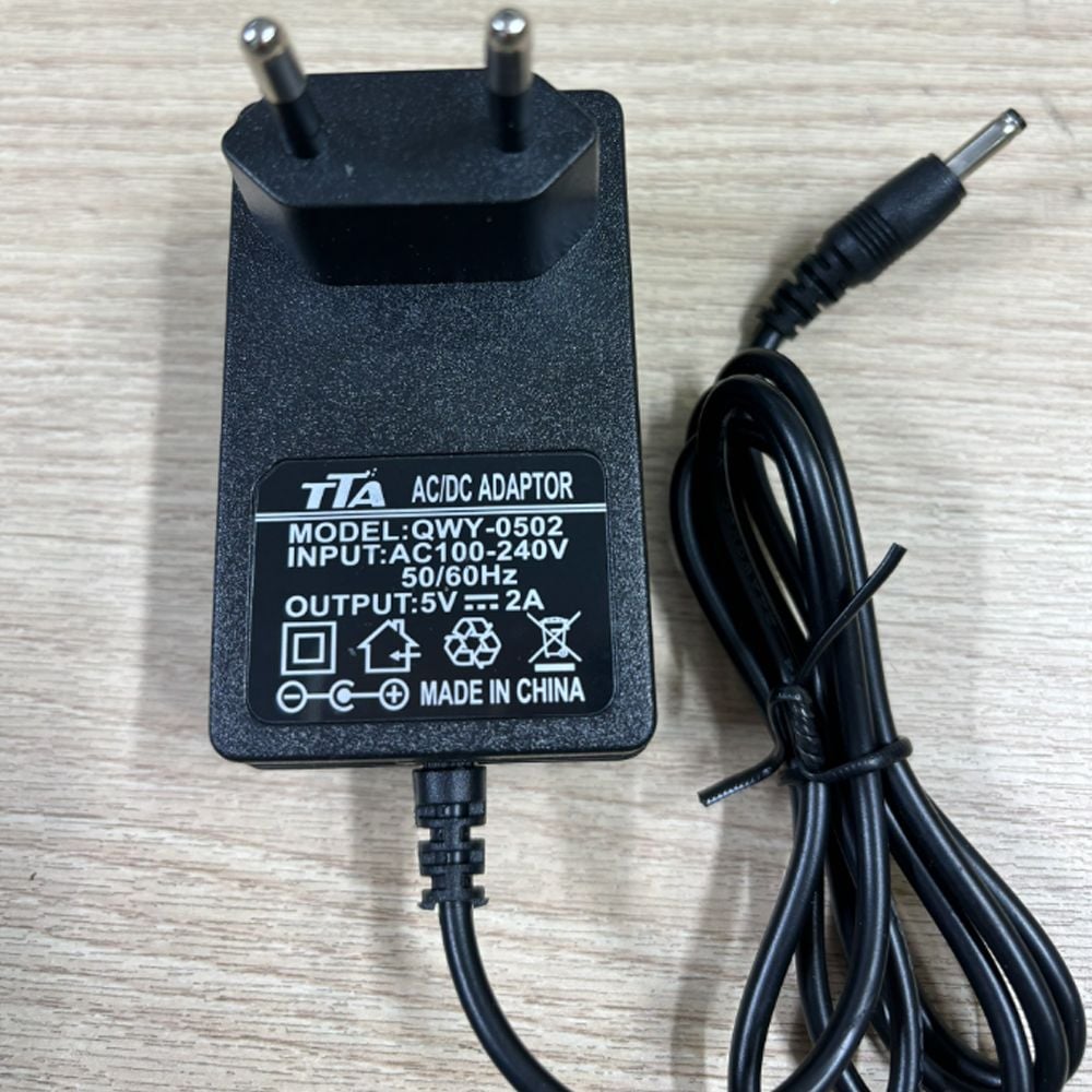 Nguồn adapter 5V-2A 3.5 x 1.35mm chính hãng TTA QWY-0502 - Phụ Kiện Điện Tử Việt Nam Nguồn adapter 5V-2A 3.5 x 1.35mm chính hãng TTA QWY-0502 - Phụ Kiện Điện Tử Việt Nam