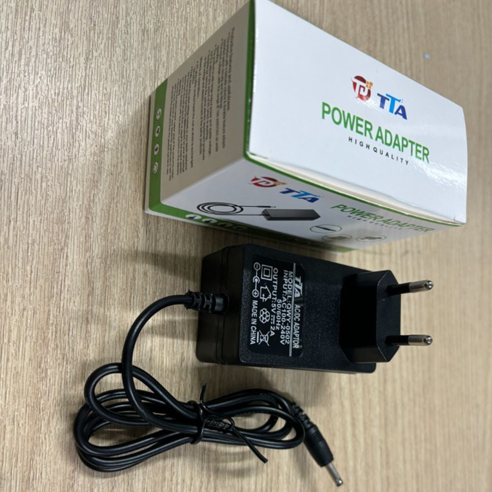 Nguồn adapter 5V-2A 3.5 x 1.35mm chính hãng TTA QWY-0502 - Phụ Kiện Điện Tử Việt Nam Nguồn adapter 5V-2A 3.5 x 1.35mm chính hãng TTA QWY-0502 - Phụ Kiện Điện Tử Việt Nam