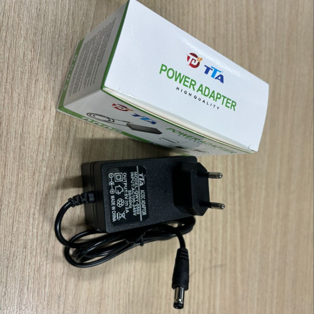Nguồn adapter 5V-2A 5.5 x 2.5mm chính hãng TTA QWY-0502 - Phụ Kiện Điện Tử Việt Nam
