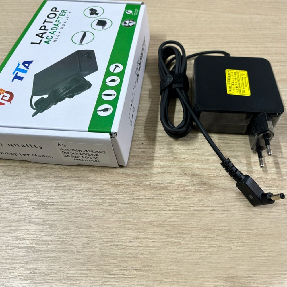 Bộ nguồn sạc pin laptop Asus 19V-3.42A 65W chân 4.0*1.35mm chính hãng TTA - AS-65DWA - Phụ Kiện Điện Tử Việt Nam Bộ nguồn sạc pin laptop Asus 19V-3.42A 65W chân 4.0*1.35mm chính hãng TTA - AS-65DWA - Phụ Kiện Điện Tử Việt Nam