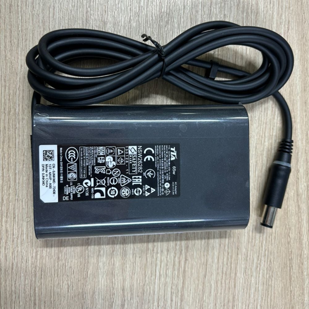 Bộ nguồn sạc pin laptop Dell 19.5V-3.34A 65W chân 7.4*5.0mm chính hãng TTA - DE-65NM130 - Phụ Kiện Điện Tử Việt Nam Bộ nguồn sạc pin laptop Dell 19.5V-3.34A 65W chân 7.4*5.0mm chính hãng TTA - DE-65NM130 - Phụ Kiện Điện Tử Việt Nam