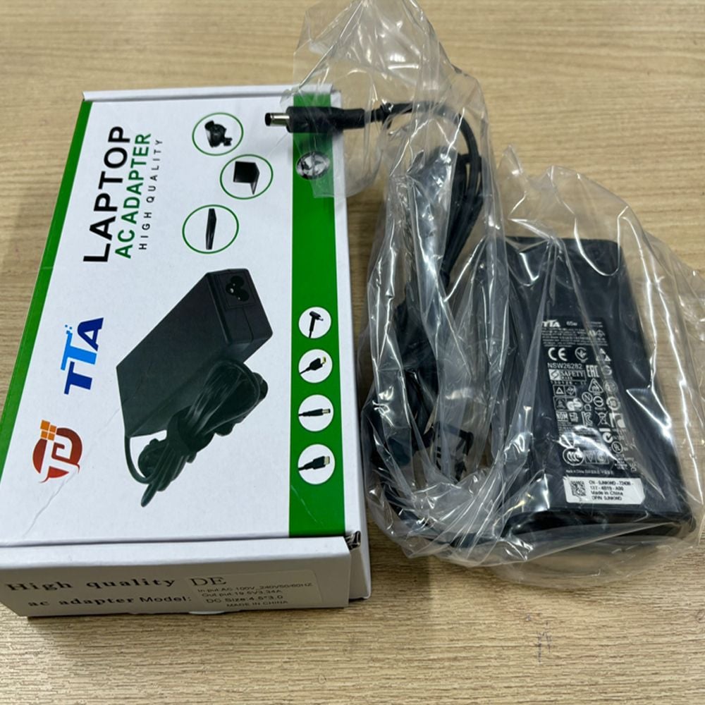 Bộ nguồn sạc pin laptop Dell 19.5V-3.34A 65W chân 4.5*3.0mm chính hãng TTA - DE-65NM130 - Phụ Kiện Điện Tử Việt Nam Bộ nguồn sạc pin laptop Dell 19.5V-3.34A 65W chân 4.5*3.0mm chính hãng TTA - DE-65NM130 - Phụ Kiện Điện Tử Việt Nam