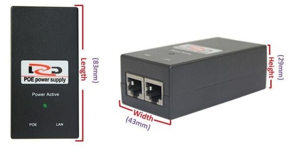 Nguồn POE 12V1A cấp nguồn cho bộ phát wifi, camera - Phụ Kiện Điện Tử Việt Nam