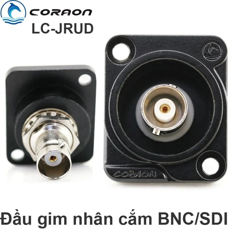 Đầu cắm BNC SDI âm tường kèm mặt bắt vít BNC SDI wallplate Coraon LC-JRUD - Phụ Kiện Điện Tử Việt Nam Đầu cắm BNC SDI âm tường kèm mặt bắt vít BNC SDI wallplate Coraon LC-JRUD