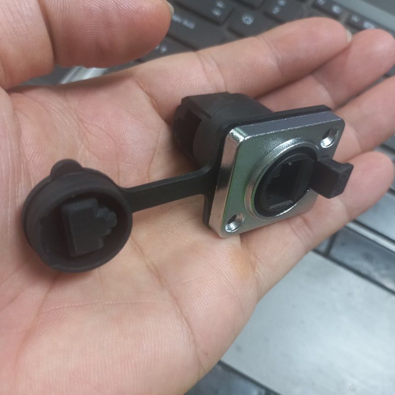 Nhân mạng RJ45 chống nước lắp bảng điều khiển YLRJ45-01 bẻ góc - Phụ Kiện Điện Tử Việt Nam Nhân mạng RJ45 chống nước lắp bảng điều khiển YLRJ45-01 bẻ góc - Phụ Kiện Điện Tử Việt Nam