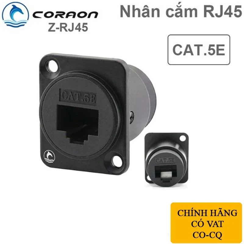 Đầu cắm bấm cáp mạng âm tường âm sàn CAT6 I Nhân mạng RJ45/CAT6E âm tườngCoraon LC-CAT6A - Phụ Kiện Điện Tử Việt Nam