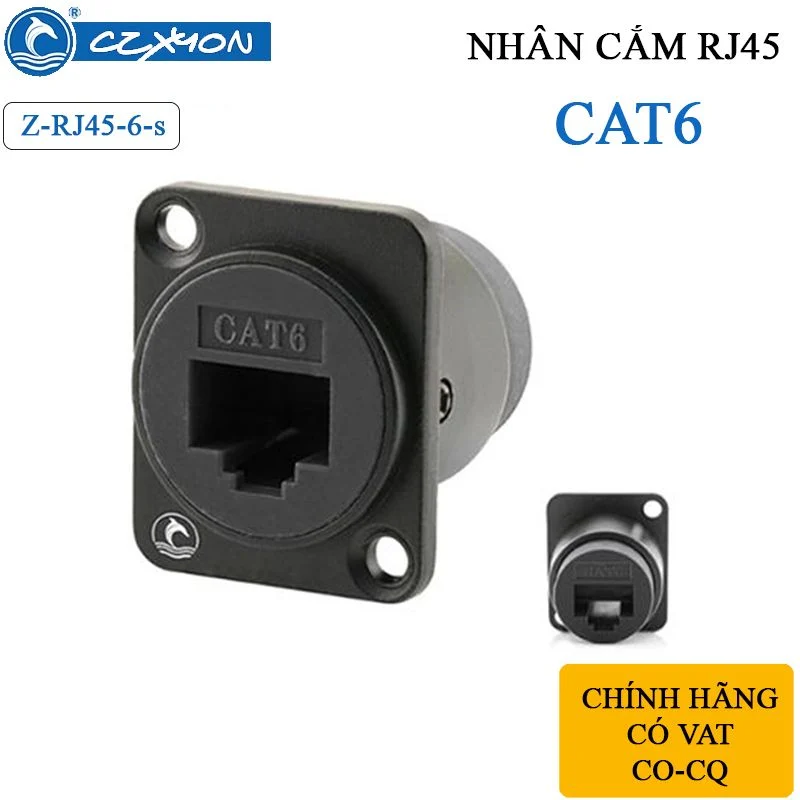 Đầu cắm bấm cáp mạng âm tường âm sàn CAT6 I Nhân mạng RJ45/CAT6E âm tườngCoraon LC-CAT6A - Phụ Kiện Điện Tử Việt Nam