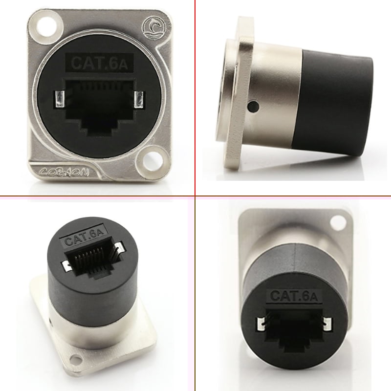 Đầu cắm cáp mạng âm tường âm sàn CAT6 I Nhân mạng RJ45/CAT6E âm tườngCoraon LC-CAT6A - Phụ Kiện Điện Tử Việt Nam nhan mang cat6a coraon lc-cat6a