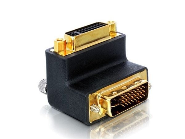 Đầu nối DVI 24+5 Male to Female bẻ góc 90 độ phải - Phụ Kiện Điện Tử Việt Nam Đầu nối DVI 24+5 Male to Female bẻ góc 90 độ phải - Phụ Kiện Điện Tử Việt Nam