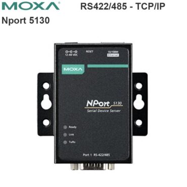 RS232/422/485 to ethernet TCP/IP Moxa Nport 5150 - Phụ Kiện Điện Tử Việt Nam Bộ chuyển RS422-RS485 sang ethernet TCP-IP Moxa Nport 5130