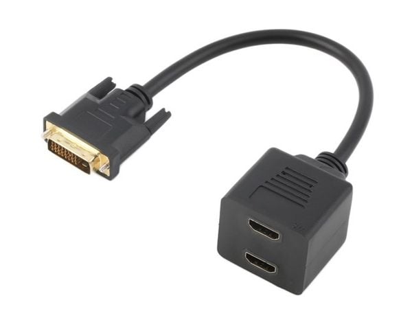 Cáp chia DVI ra 2 HDMI - Phụ Kiện Điện Tử Việt Nam Cáp chia DVI ra 2 HDMI - Phụ Kiện Điện Tử Việt Nam