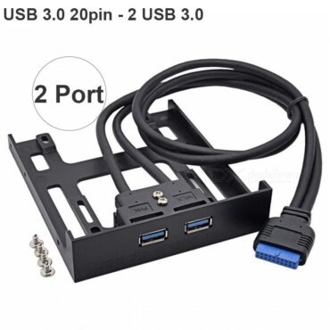 USB 3.0 20PIN ra 2 USB 3.0 Hub front panel - Phụ Kiện Điện Tử Việt Nam