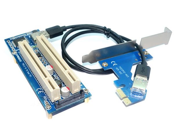 Card chuyển đổi PCI-E 1X sang 2 PCI thường - Cạc mở rộng 1 PCIE 1X ra 2 PCI đa năng - Phụ Kiện Điện Tử Việt Nam Card chuyển đổi PCI-E 1X sang 2 PCI thường - Cạc mở rộng 1 PCIE 1X ra 2 PCI đa năng - Phụ Kiện Điện Tử Việt Nam
