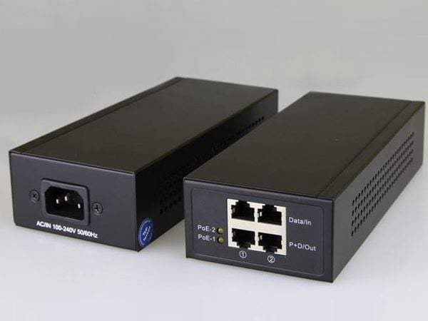 Switch PoE 4 Port Gigabit(2 Data in+ 2 Data PoE Out) KMETech PSE256G - Phụ Kiện Điện Tử Việt Nam