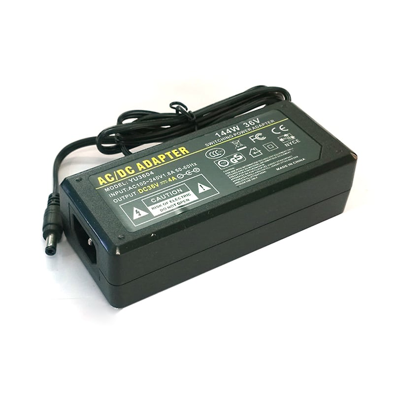 Nguồn DC 36V-4A/144W | Adapter AC/DC 36V-4A YU3604 chân cắm đầu ra tròn 5.5x2.5mm - Phụ Kiện Điện Tử Việt Nam ac/dc 200v ra 36vdc-4a yu3604